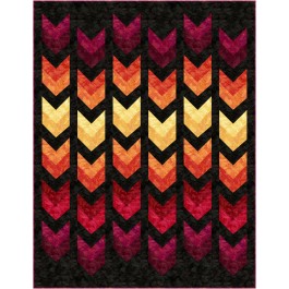 Rush Fire Quilt feat. Patina by Canuck Quilter Designs