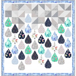 Raining Cats & Dogs feat.Paws in the Rain by Natalie Crabtree- free pattern available in August, 2025