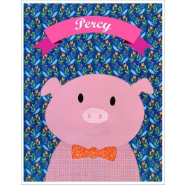 Percy Quilt  by Shiny Happy World /42"x42"