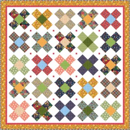 Playing Jacks Quilt feat. Playtime Memories by Natalie Crabtree - free pattern available September 2026