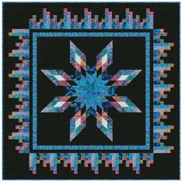 Razzle Dazzle Quilt by Christine Stainbrook /45"x63"