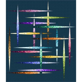 To the Point Quilt by Tammy Silvers 60"x70"