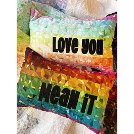 Envelope Pillow Tutorial by Jenn Chesnick  feat refractions