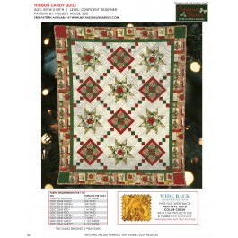 Ribbon Candy feat. Christmas Bloom by Project House 360 Panel Bliss feat. Christmas Bloom by Swirly Girls Design  KITTING GUIDE