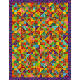 Rings of Color - BATIK Quilt