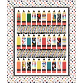 Pencil Box quilt by Heidi Pridemore / 54"x65"