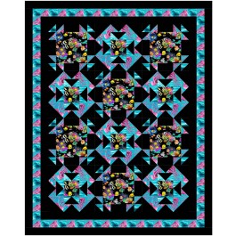 night on the town sea world quilt by Bea Lee