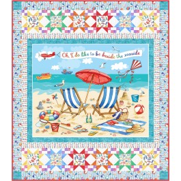 AT THE BEACH BY PROJECT HOUSE 360 QUILT FEAT. SEA LA VIE