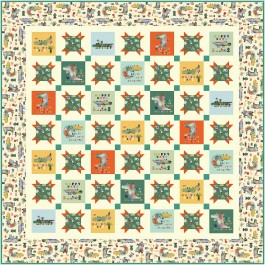 Baby Gators Quilt feat. See Ya Later Alligator by Natalie Crabtree -