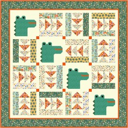 Zig Zagging Quilt feat. See Ya Later Alligator by Natalie Crabtree 