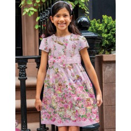 The Daisy Dress feat Spring songs flower fairies by The fabric addict
