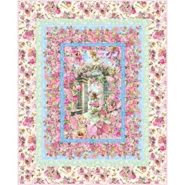 Faerie Frolic quilt feat. Spring Song Flower Fairies by Project House 360