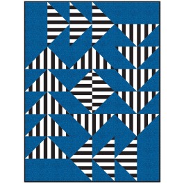 Strip Strip Goose Quilt by Hunter's Design Studio /72"x96"