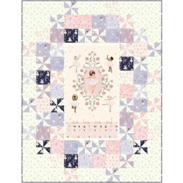 Grand Central Quilt feat. Swan Lake by Swirly Girls Design
