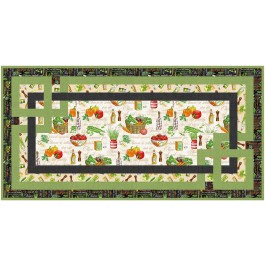 Knotted Runner taste of the season by the fabric addict /20.5"x40.5"