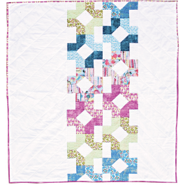 The Charleston Square Quilt  - Pieced by Tricia Martin /71"x80"