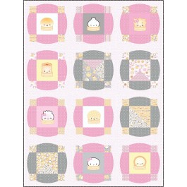 Circle Time The Dimsum Steam Team Quilt by Everyday Stitches 55"x74"