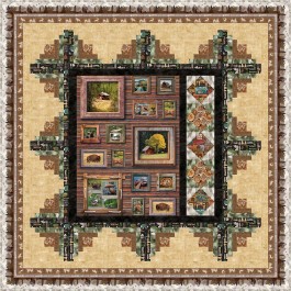 cabin sweet cabin feat. the great outdoors by christine stainbrook - free pattern available in march, 2026