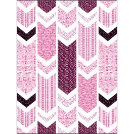 Crackle - Think Pink Quilt by on Williams street / 54"x72"