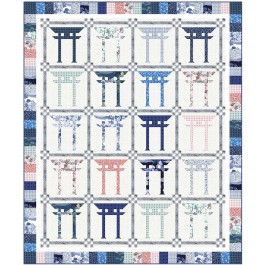 Torii Quilt by Wendy Sheppard /74"x89"