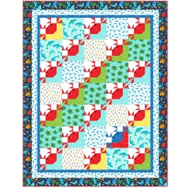 On the Tide Quilt by Marsha Evans Moore /52.5"x68.5"