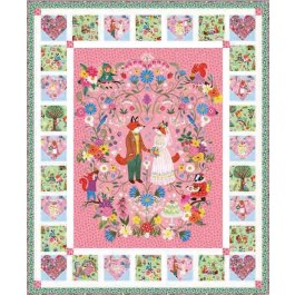 Meadow Magic Quilt feat. The Fox's Wedding by Marsha Evans Moore- free pattern available March 2027