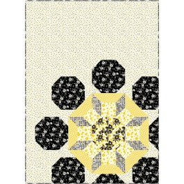 Fleur - Ups a Daisy Quilt by on Williams Street 60"x83"