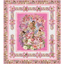 Beautiful Dreamer Quilt feat. Where Flower Fairies Dream by Project House 360- free pattern available April 2027