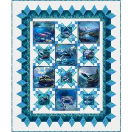 Nature's Beauty Quilt feat. Wilderness in Motion by Project House 360- free pattern available April 2026