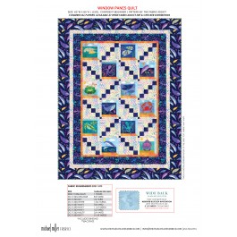 Window Panes Colorful aquatic by the Fabric Addict  Kitting Guide