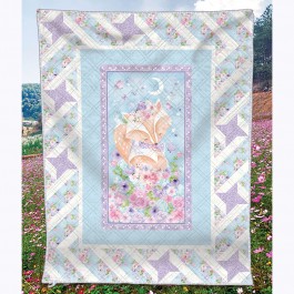 stars align wondrous woodland quilt by miss minnie designs /54"Wx72"H