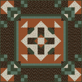 sailing quilt woodland by siobhan for CDM365 Studios 