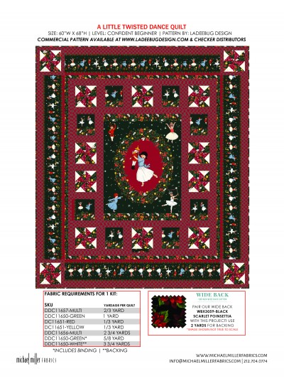 A Little Twisted Dance Nutcracker Christmas by Ladeebug design kitting guide