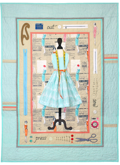 A Fashionista Studio Quilt by Marinda Stewart