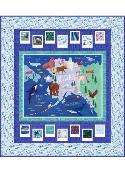 Alaska Snapshots feat. Alaska The Last Frontier by Natalie Crabtree - free pattern available in february, 2026