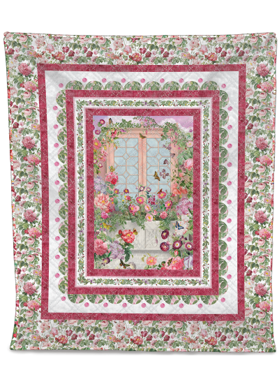 Arboretum Pretty in Pink by Project House 360 quilt