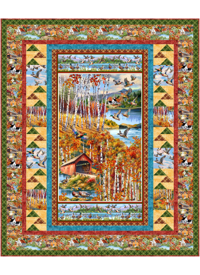 fly away home feat. autumn lake by marsha evans moore quilt - PATTERN AVAILABLE JULY, 2025