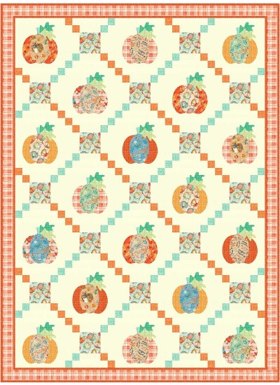 Shabby Chic Pumpkins feat. Autumn Flower Market by Natalie Crabtree - free pattern available in may, 2026