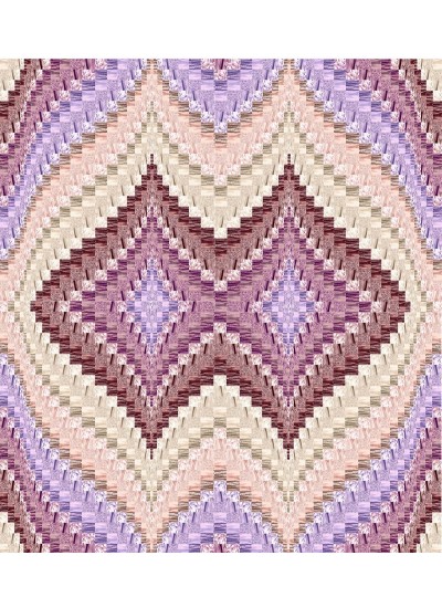 Strata Bargello Aubergine Quilt by Carl Hentsch of 3dogdesignco  /83-3/4"x94"