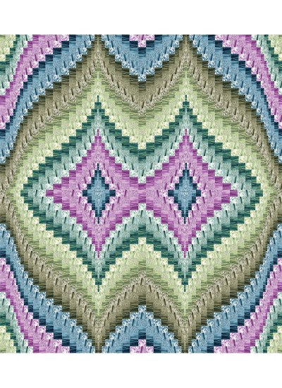 Strata Bargello basil Quilt by Carl Hentsch of 3dogdesignco  /83-3/4"x94"