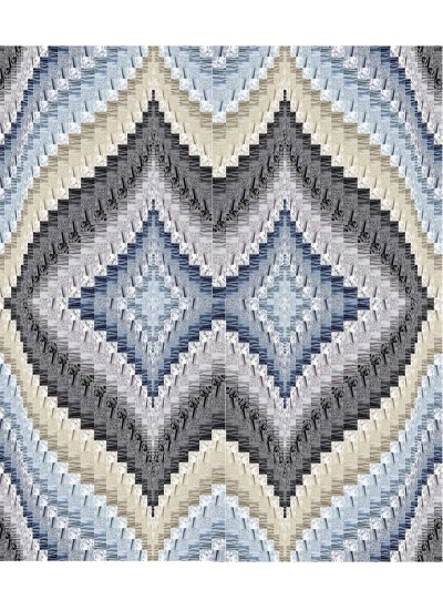 Strata Bargello Graphite Quilt by Carl Hentsch of 3dogdesignco  /83-3/4"x94"