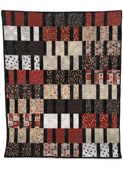 Bars and Stripes Chill and Grill by Everyday Stitches quilt