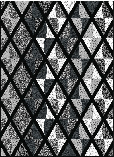 Glow Up Quilt feat. Berry Noir by Everyday Stitches