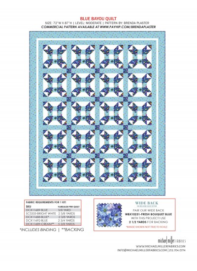 Blue Bayou Color Crush by Brenda Plaster kitting guide