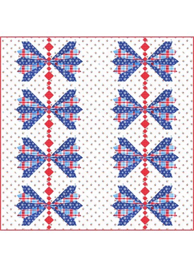 Blue Ribbon by Susan Emory  /57"x57"
