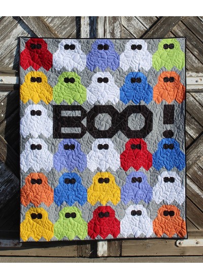 Halloween Basics Boo Quilt by Charisma Horton 