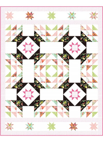 Beautiful Morning Quilt  by: Christine Stainbrook of Project House 360 /70"x88" 