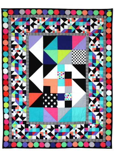 Brite and Busy Quilt by Marinda Stewart