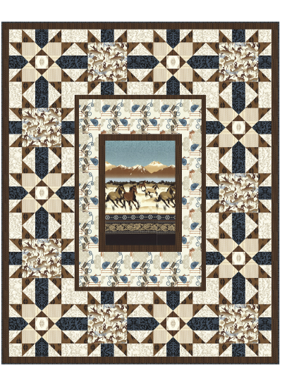 Buckaroo Quilt by Heidi Pridemore