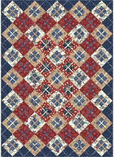 criss crossroads feat. buckaroo by everyday stitches quilt